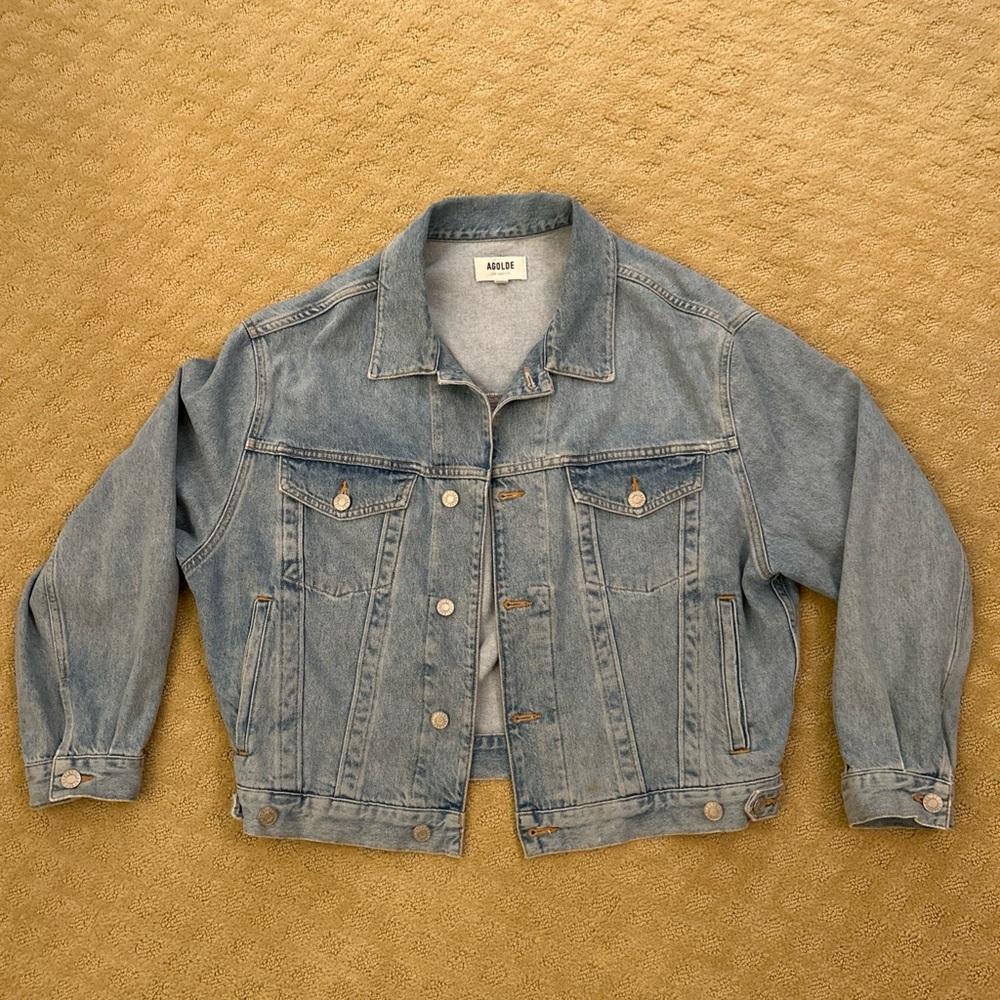 Agolde Light Blue Denim Jacket